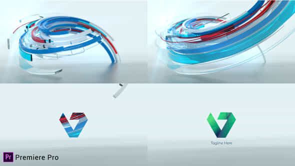 3d Ribbon Logo - VideoHive 25734085