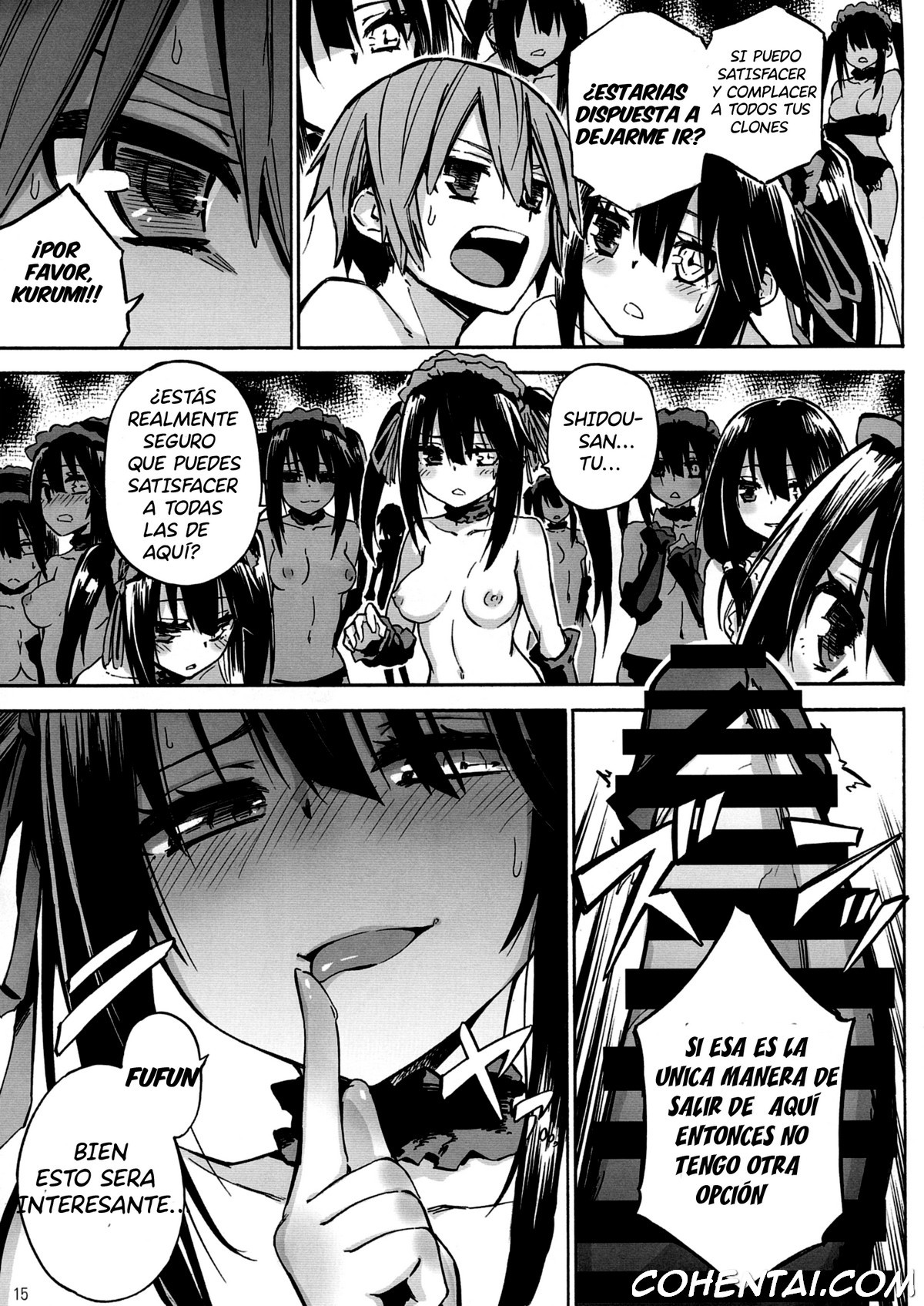 Oshokuji Kurumi-san (Date A Live) xxx comics manga porno doujin hentai español sexo 