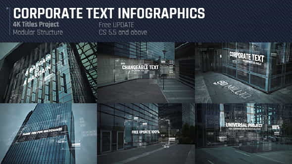 Corporate Text Infographics Economic Titles - VideoHive 20525392