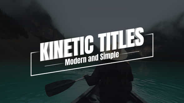 Kinetic Titles - VideoHive 46626747