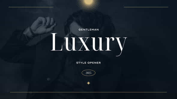 Gentleman Style Opener Final Cut Pro - VideoHive 53218021
