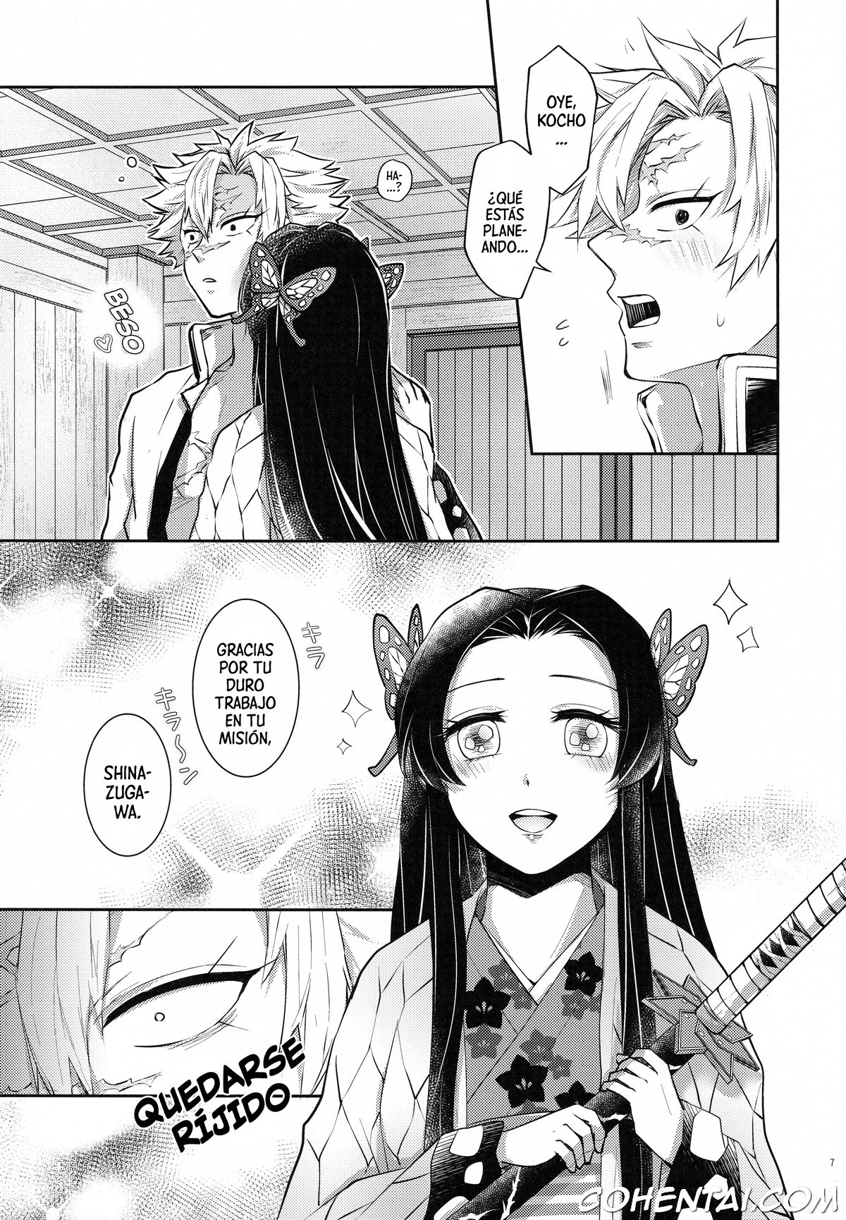 Shoujo o Moratte Hoshii Hana. Koinaka ni Natta Oboe ga Nai Kaze (Kimetsu no Yaiba) xxx comics manga porno doujin hentai español sexo 