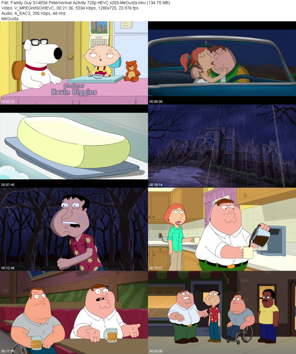 Family Guy S14E04 Peternormal Activity 720p HEVC x265-MeGusta