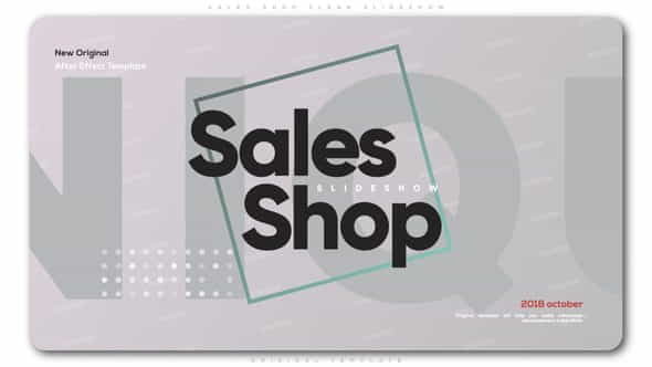 Sales Shop Clean Slideshow - VideoHive 22702296