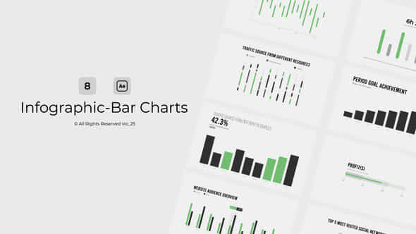 Infographic Bar Charts Ae - VideoHive 48984488