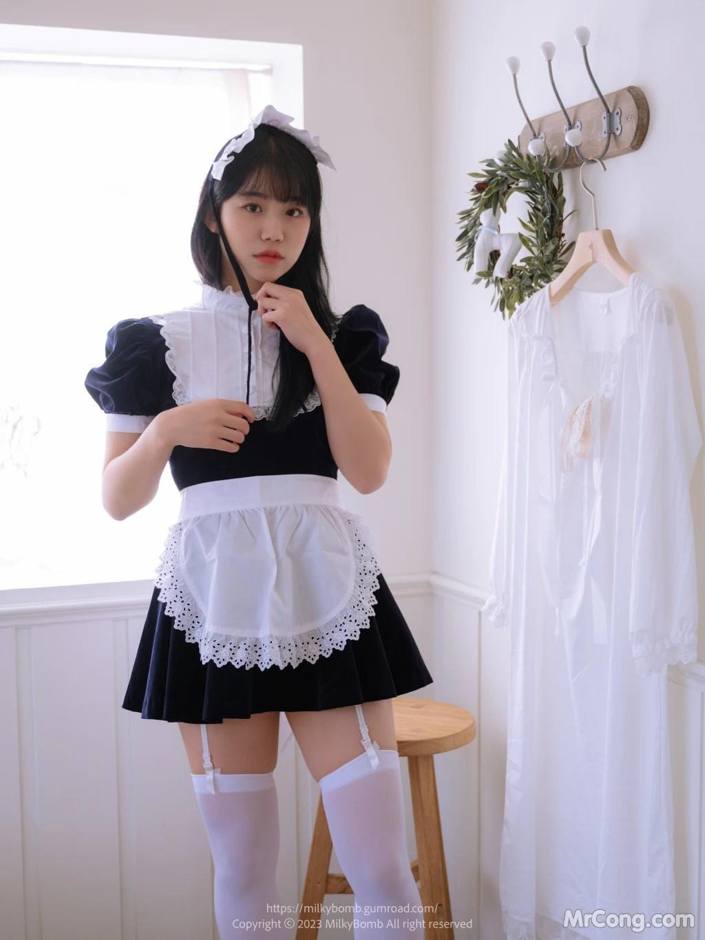 [MilkyBomb] Yui: Vol.3 Maid (291 photos )(165)