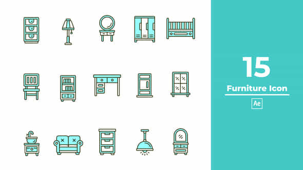 Furniture Icon - VideoHive 46435406