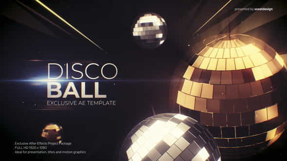 Disco Ball Opener - VideoHive 25752118