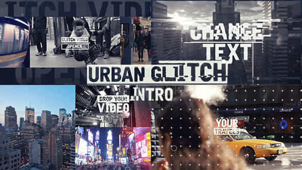 Urban Glitch Intro - VideoHive 14563445