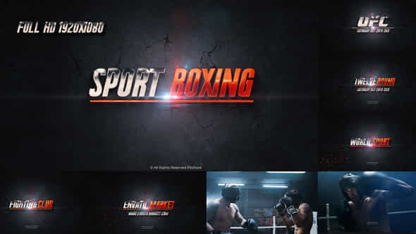 Sport Trailer Boxing - VideoHive 32824656