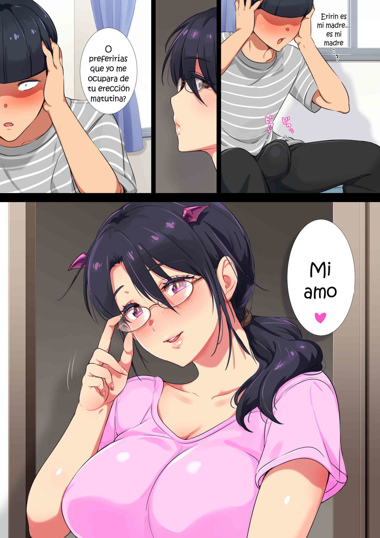 Succubus Yondara Haha ga kita!?- Cuando llame a una succubo aparecio mi madre!? PARTE 2 - 97