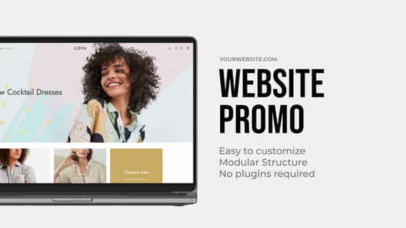 Fast Clean Website Promo - VideoHive 31900336