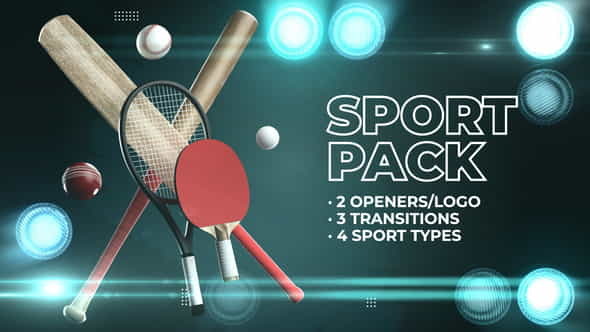 Tennis Cricket Baseball Pack - VideoHive 31980020