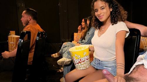 [LetsPostIt.com / Mofos.com] Isabella Jules - Movie Theater Flash ..
