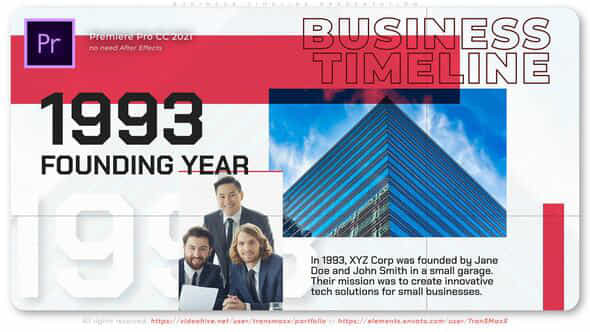 Business Timeline Presentation - VideoHive 53369149