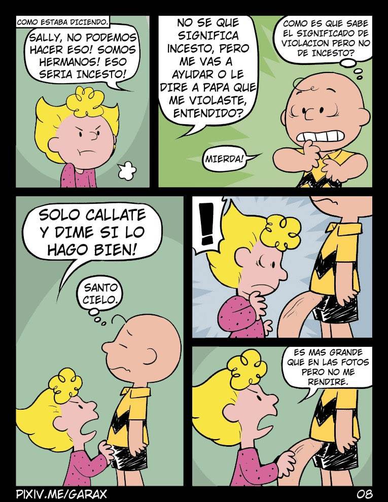 You are a (sister) fucker, Charlie Brown – Garabatoz – Colored - 7