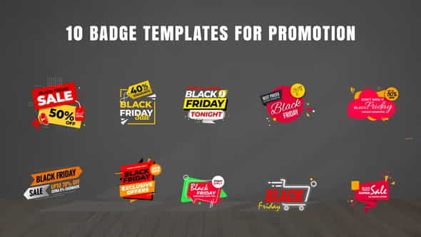 Badges Sale Promo V21 - VideoHive 28885169