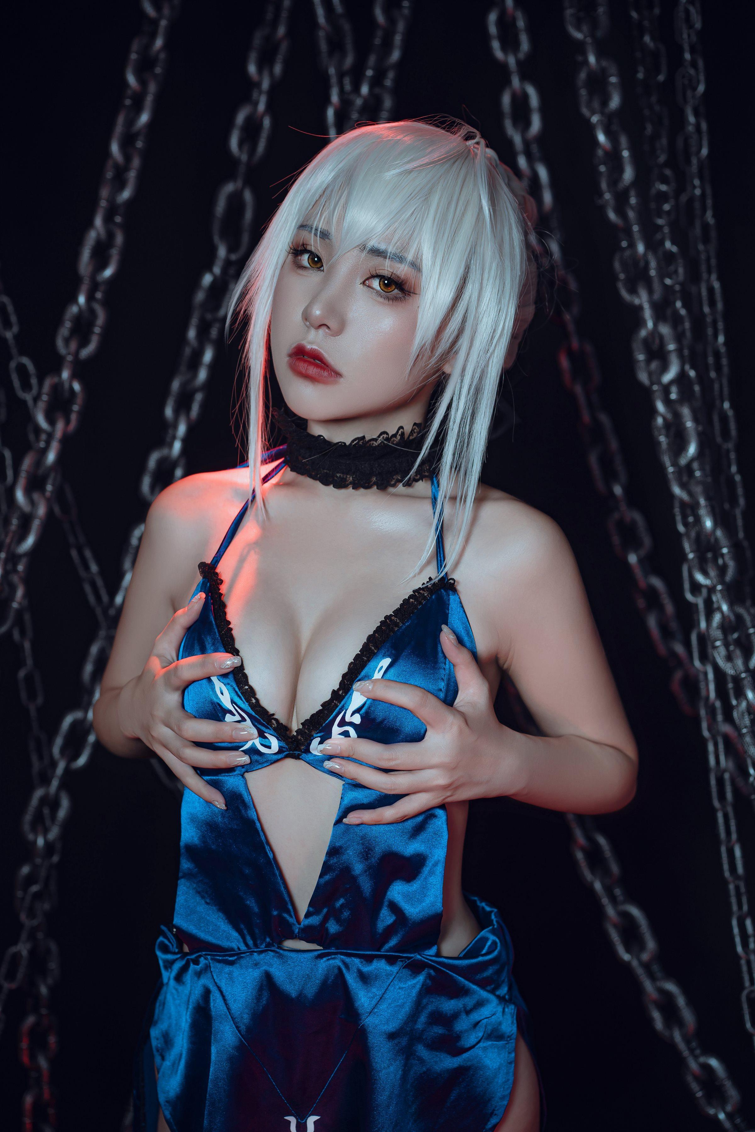 爆机少女喵小吉 Nekokoyoshi - 七月 Fate stay night 黑呆 - Saber Alter(25)