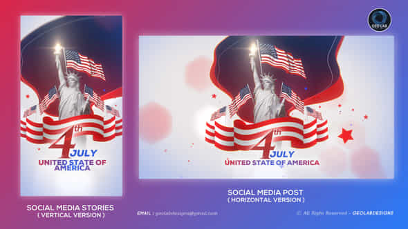 Usa Independence Day - VideoHive 58527424