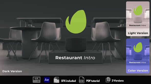 Restaurant Intro - VideoHive 50786512