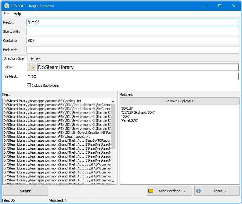 VovSoft RegEx Extractor 2.3 6uvPluLY_o