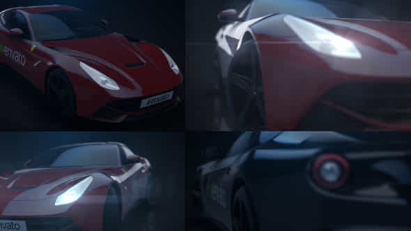 Sport Car Glitch - VideoHive 22673125