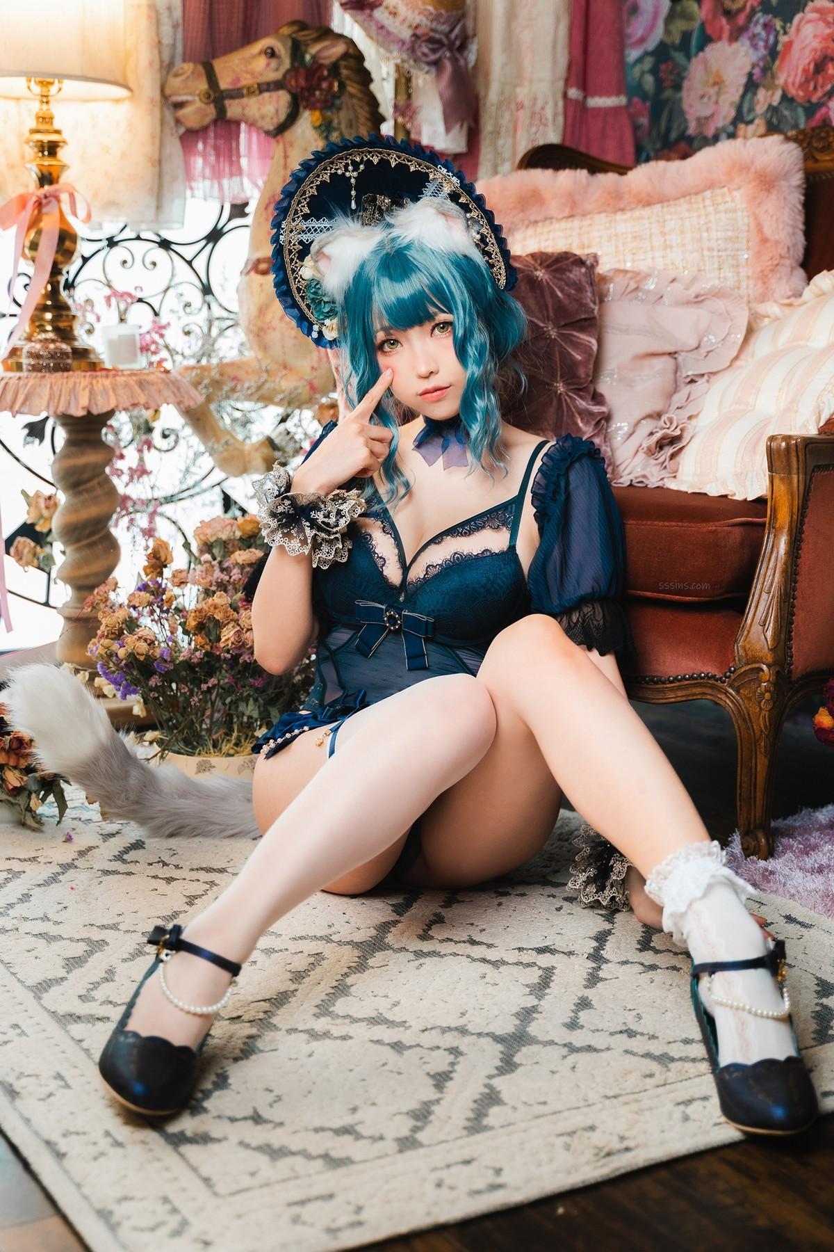 Cosplay ElyEE子 Scottish Fold Cat Doll 摺耳貓少女人形(41)