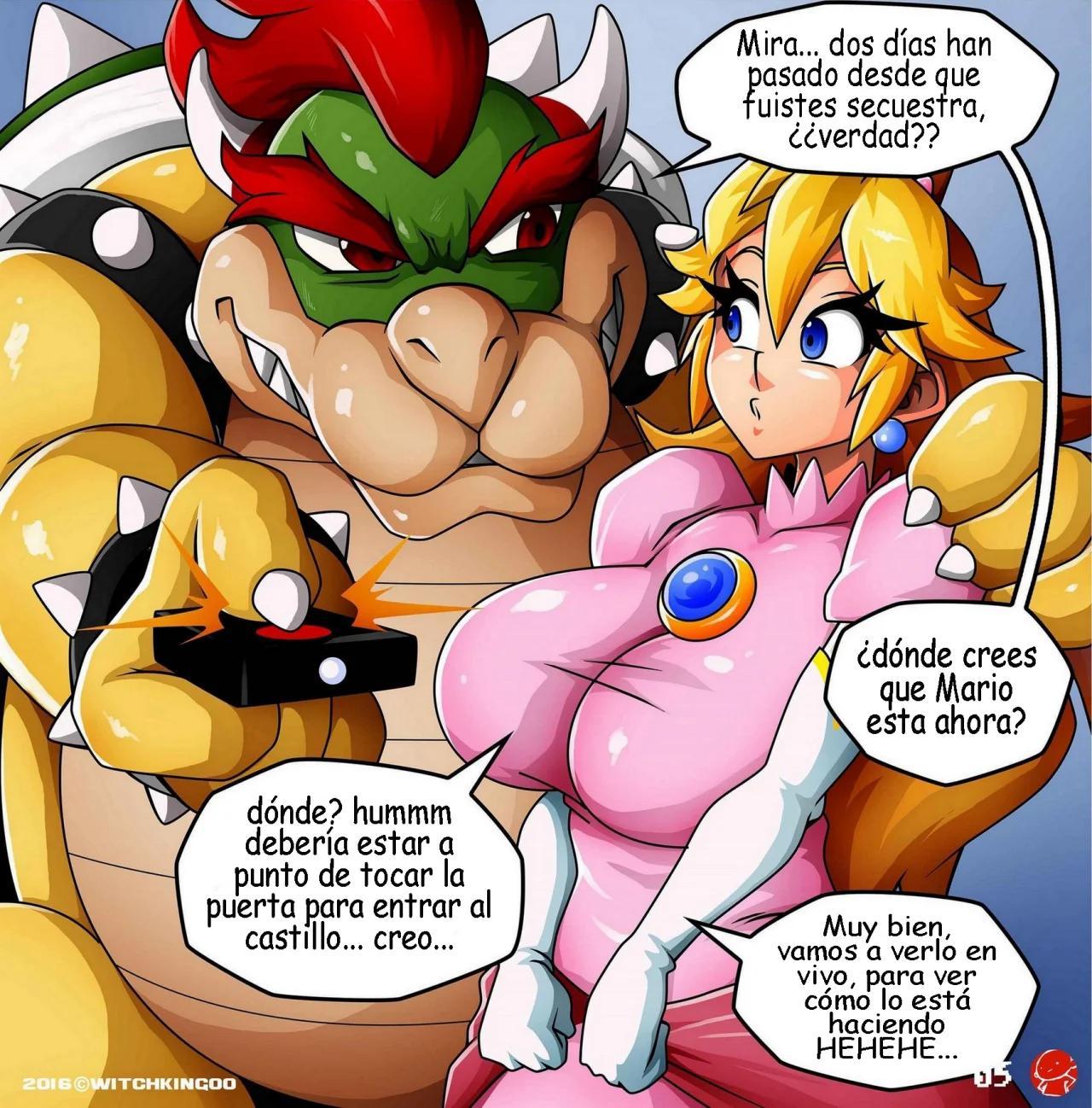 Princesa Peach en ayudame Mario la precuela - 5