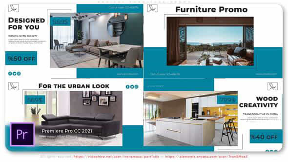 Basic Furniture Promo - VideoHive 38037364