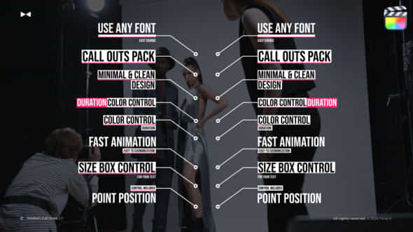 Modern Call Outs 20 Fcpx - VideoHive 51302139