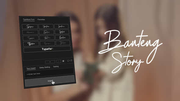 Animated Typeface Banteng Story - VideoHive 57394294