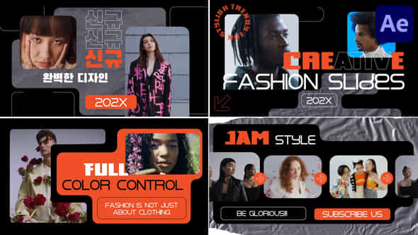 Creative Fashion Slides For After Effects - VideoHive 52180139