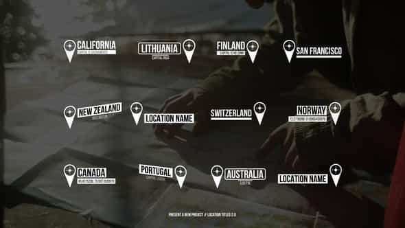 Location Titles After Effects - VideoHive 48991009