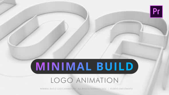 Minimal Build Logo - VideoHive 40702262