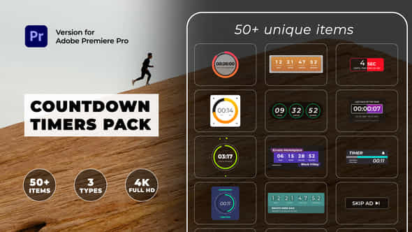 Countdown Timers Pack Premiere Pro - VideoHive 34033027