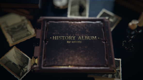 Old History Photo Album - VideoHive 26689145