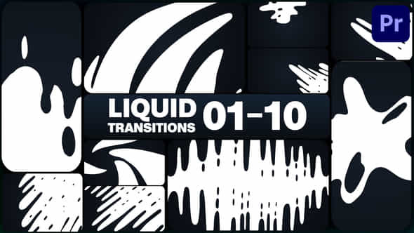 Liquid Transitions - VideoHive 47984232