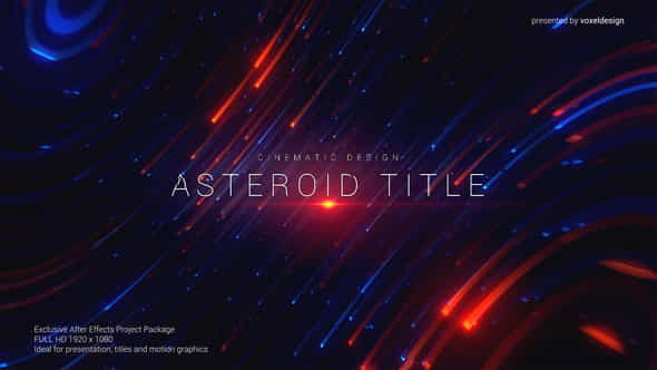 Asteroid Cinematic Title - VideoHive 24548695