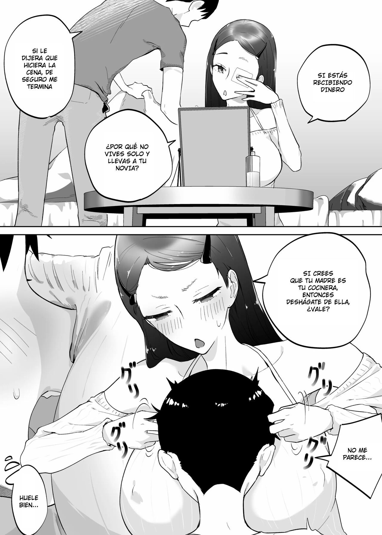[Karashina en] Kaa-san, Tsukiatte 1-2  Madre, Sal Conmigo 1-2 [Spanish] [SrTraduc]