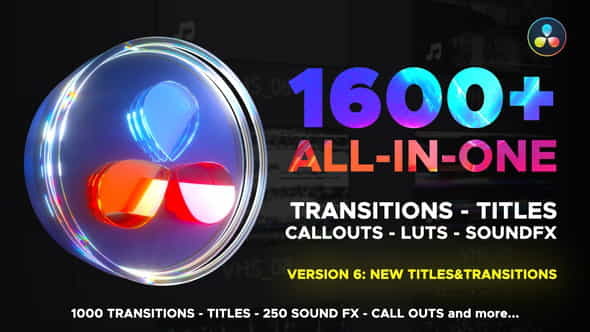 Transitions Library for DaVinci Resolve - VideoHive 29483279