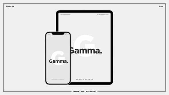 Gamma App Web Promo - VideoHive 38038584