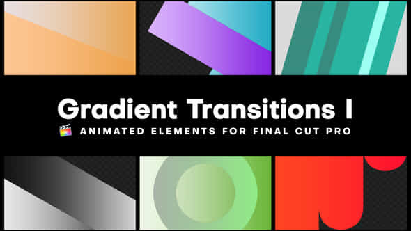 Gradient Transitions I - VideoHive 43822143