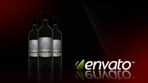 Smooth Wine Bottle - VideoHive 2529314
