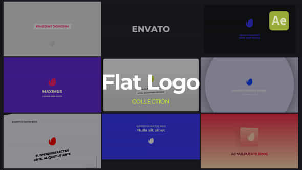 Flat Logo Collection - VideoHive 53253780