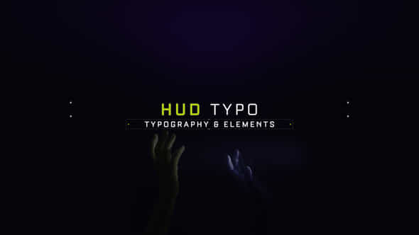 HUD Typo and - VideoHive 36133340