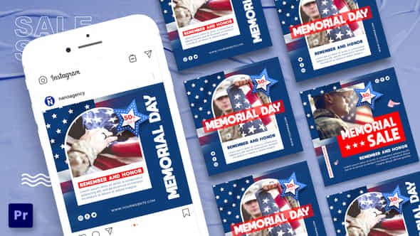 Memorial Day Instagram - VideoHive 45602961