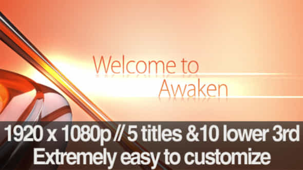 Awaken - Section - VideoHive 201435