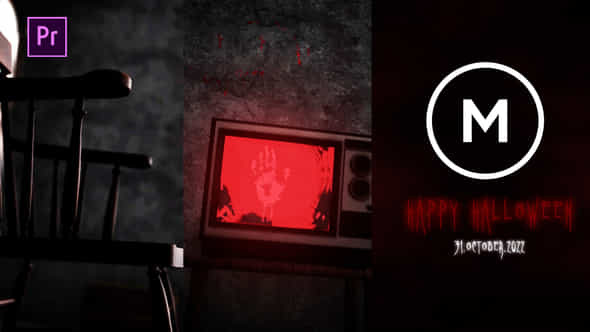 Halloween Horror Logo - VideoHive 40345521