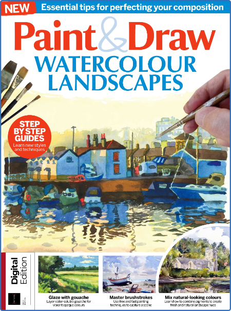 Paint & Draw: Watercolour Landscapes, 1st Edition - 2022