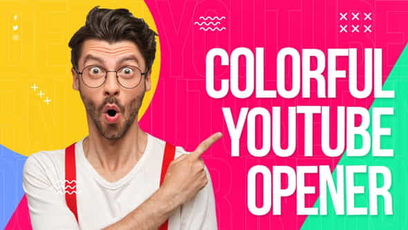Colorful Youtube Opener - VideoHive 34151328